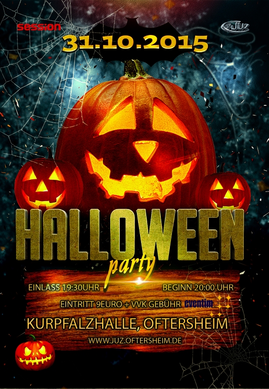 Plakat Halloween Party JUZ 2015