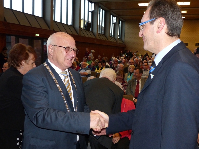 Bürgermeister Helmut Baust und Bürgermeister Ralf Göck