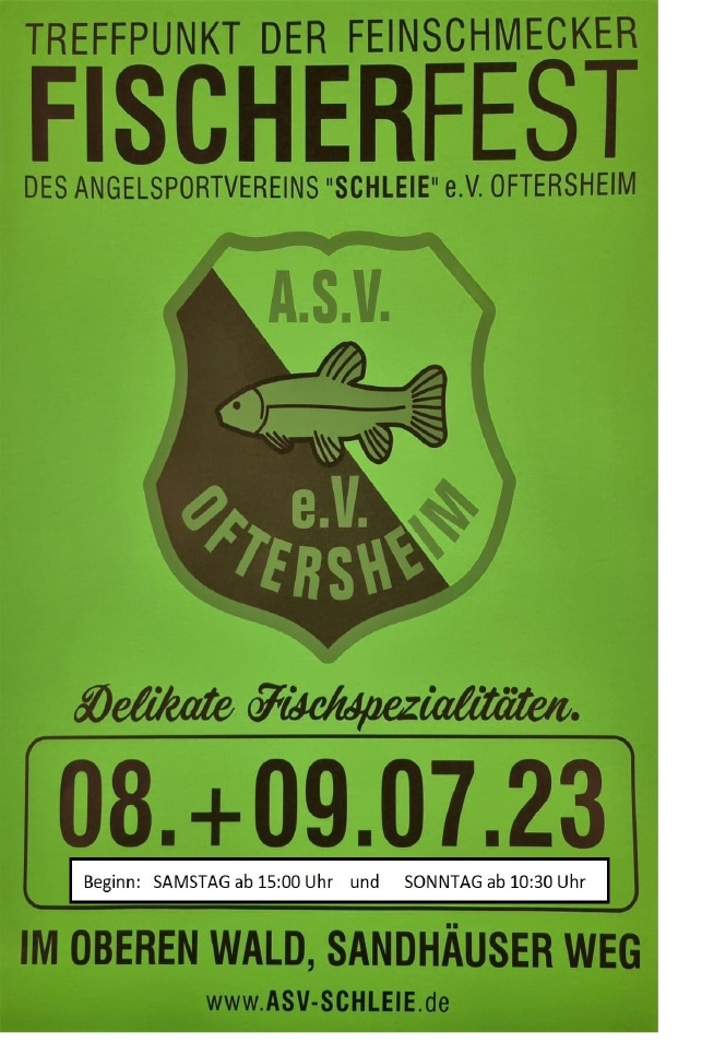 Fischerfest Plakat