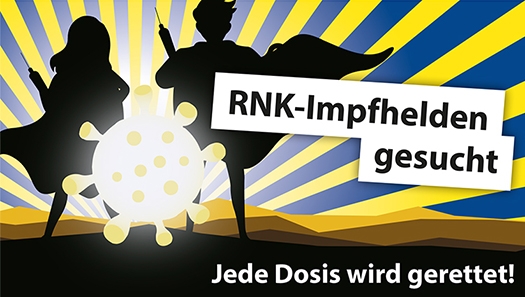 Plakatmotiv Impfhelden vom Rhein-Neckar-Kreis