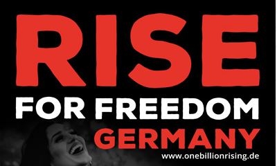 RISE FOR FREEDOM - So lautet das Motto von ONE BILLION RISING 2023 (Bild: https://www.onebillionrising.de)
