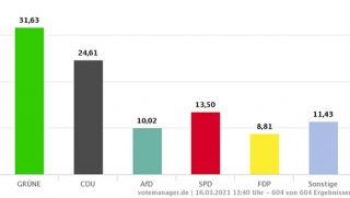 Landtagswahl: Ergebnis aus den vier Wahlkreisen des Rhein-Neckar-Kreises.