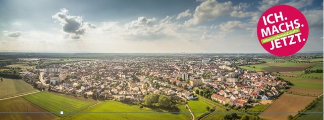 Luftbild von Oftersheim