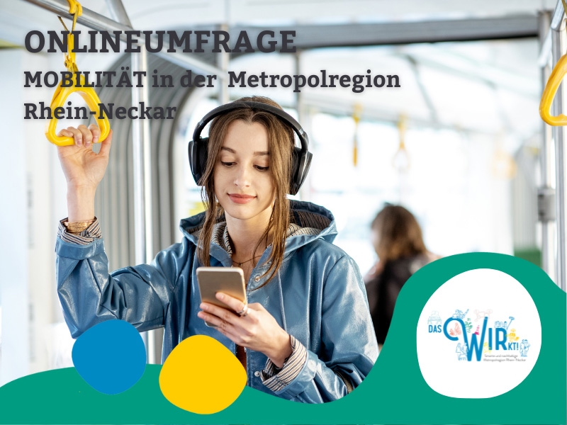 Metropolregion Rhein-Neckar wirbt für eine Online-Umfrage zur Mobilität in der Region