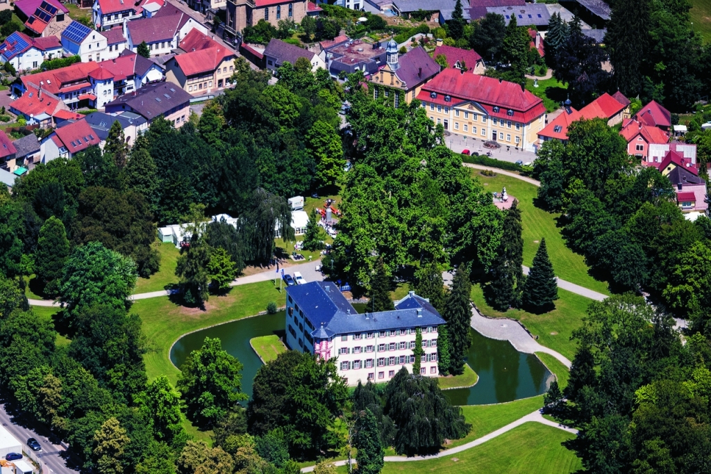 Bild vom Schloss im Angelbachtal