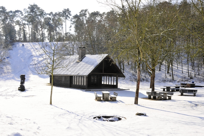 Winterbild Grillhütte