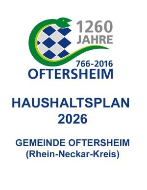 Haushaltsplans der Gemeinde Oftersheim