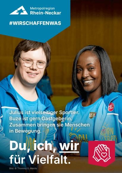 Plakatwerbung für wir-schaffen-was