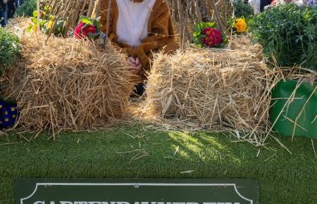 Der Osterhase war im Gartenbauverein mit von der Partie.