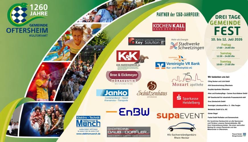Sponsoren Gemeindefest