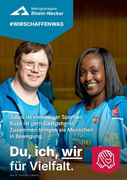 Plakat Metropolregion Wir schaffen was für Vielfalt Plakat Metropolregion Wir schaffen was für Vielfalt