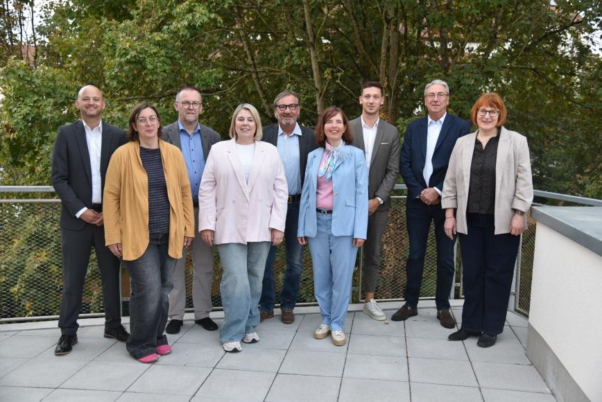 Bgm P. Seidel, D. Gut, U. Lüttinger, Cl. Schüning, D. Rusniak, C. Küpferling, Dominik und Jürgen Machmeier, S. Malzacher